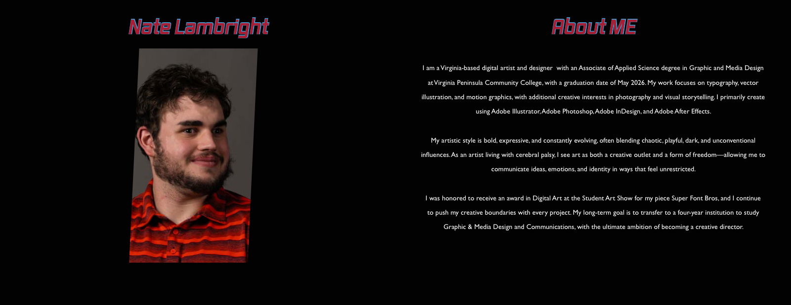 Nathaniel Lambright Digital Portfolio 2026 page 2